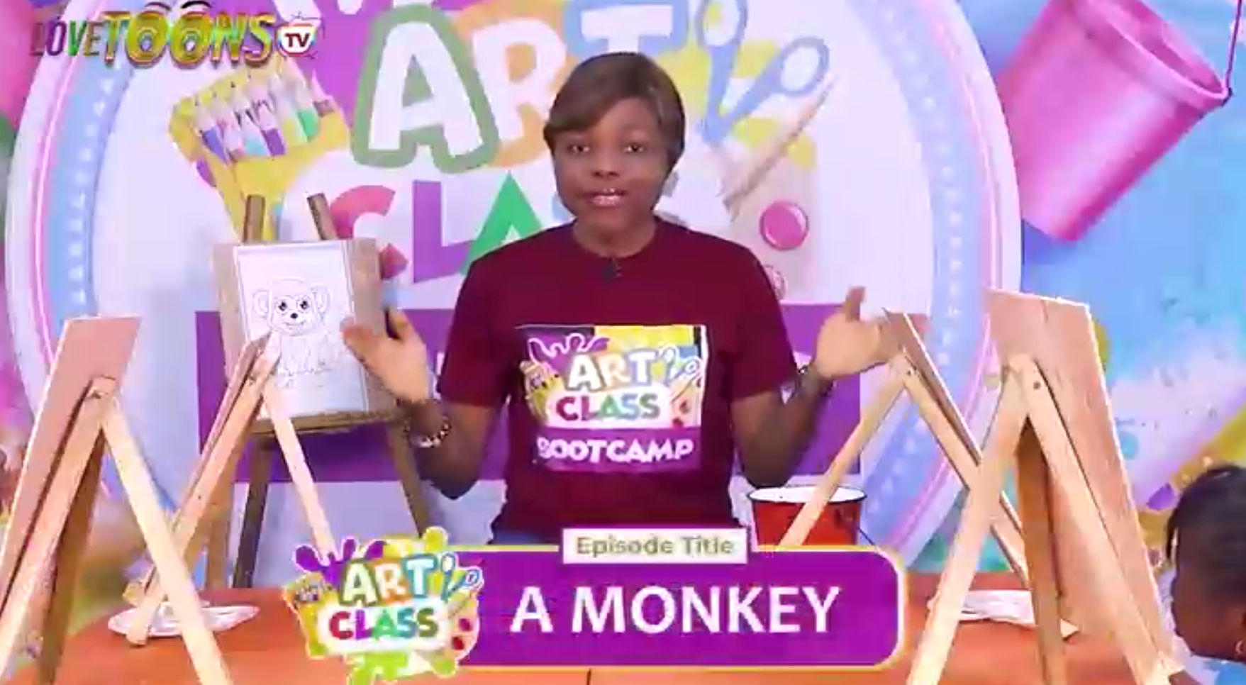 A Monkey - Art Class | Lovetoons TV